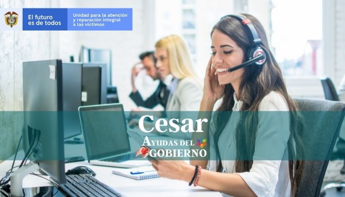 puntos de atención de la Unidad De Victimas en cesar